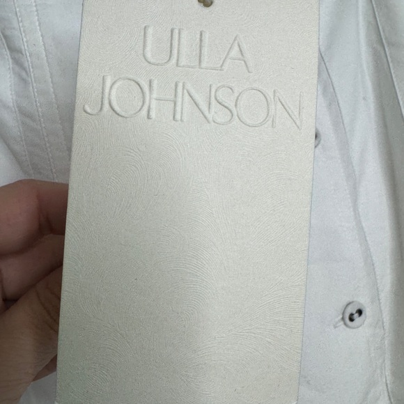 NWT Ulla Johnson Nacisa Maxi Dress Pristine White Eyelet Off Shoulder Sz 2 $925 - Picture 13 of 16